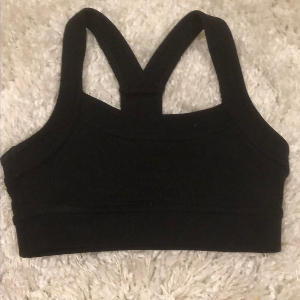 Zella Girl Black Sports Bra S 7/8 kt3